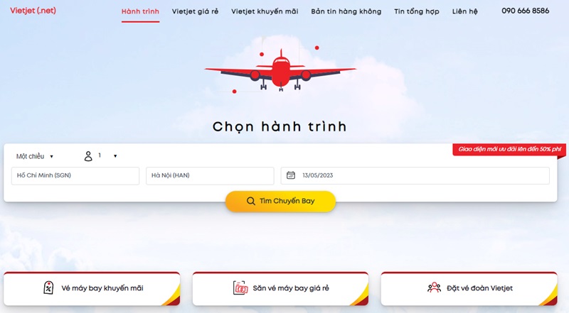 Thực hư trang web Vietjet net lừa đảo